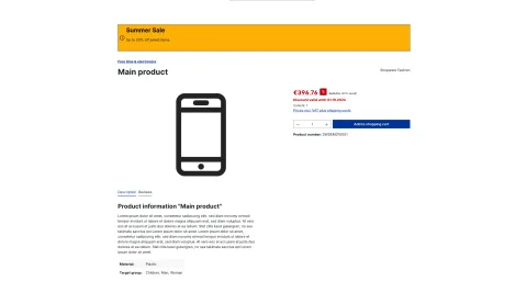 Shopware 6-Plugin: Detailseite der Rabattkategorien im Shop-Frontend